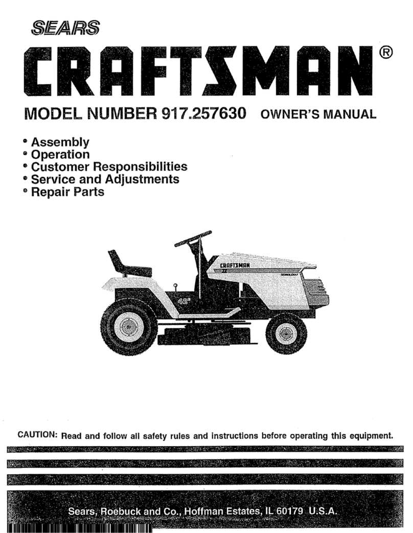 Sears Craftsman 917.257630 owner's manual