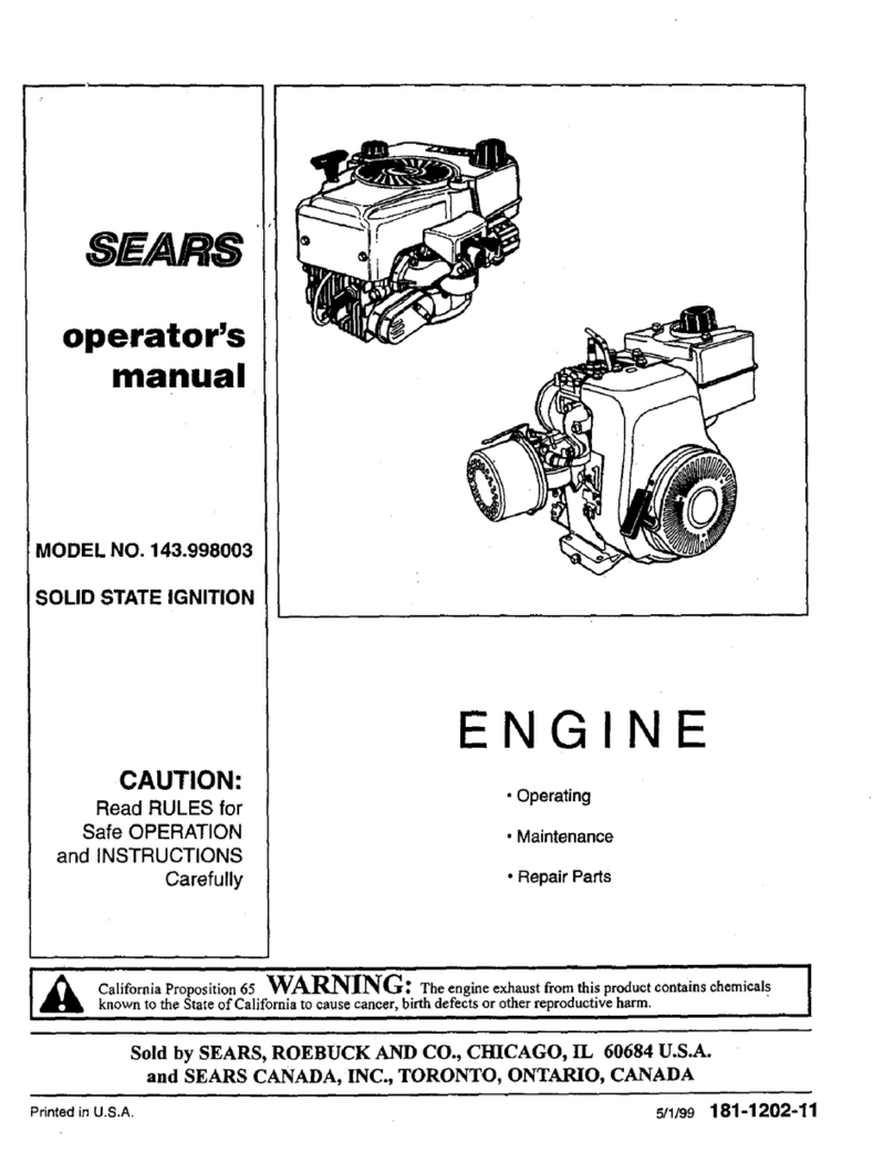 Sears 143.998003 User manual Sears 143.998003 User manual