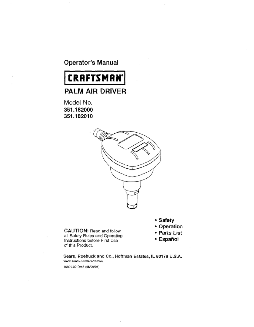 Craftsman 351.182010 User manual