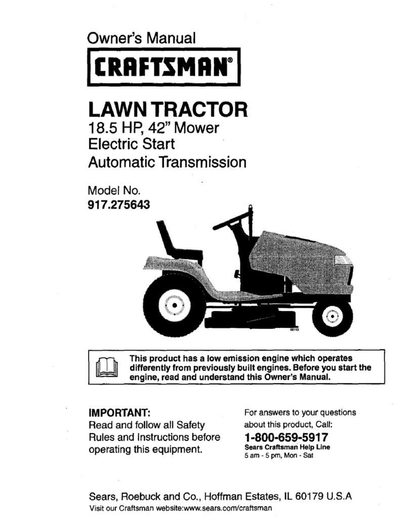 Craftsman 917.275643 User manual