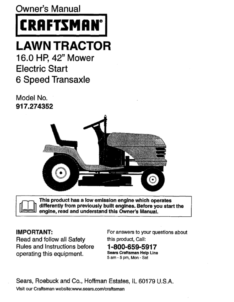 Craftsman 917.274352 owner's manual Craftsman 917.274352 owner's manual