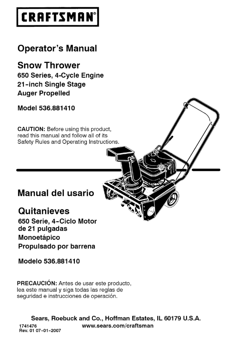 Craftsman 536.881410 User manual