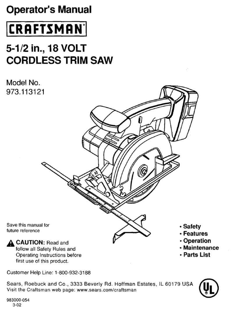 Craftsman 973.113121 Operator's manual