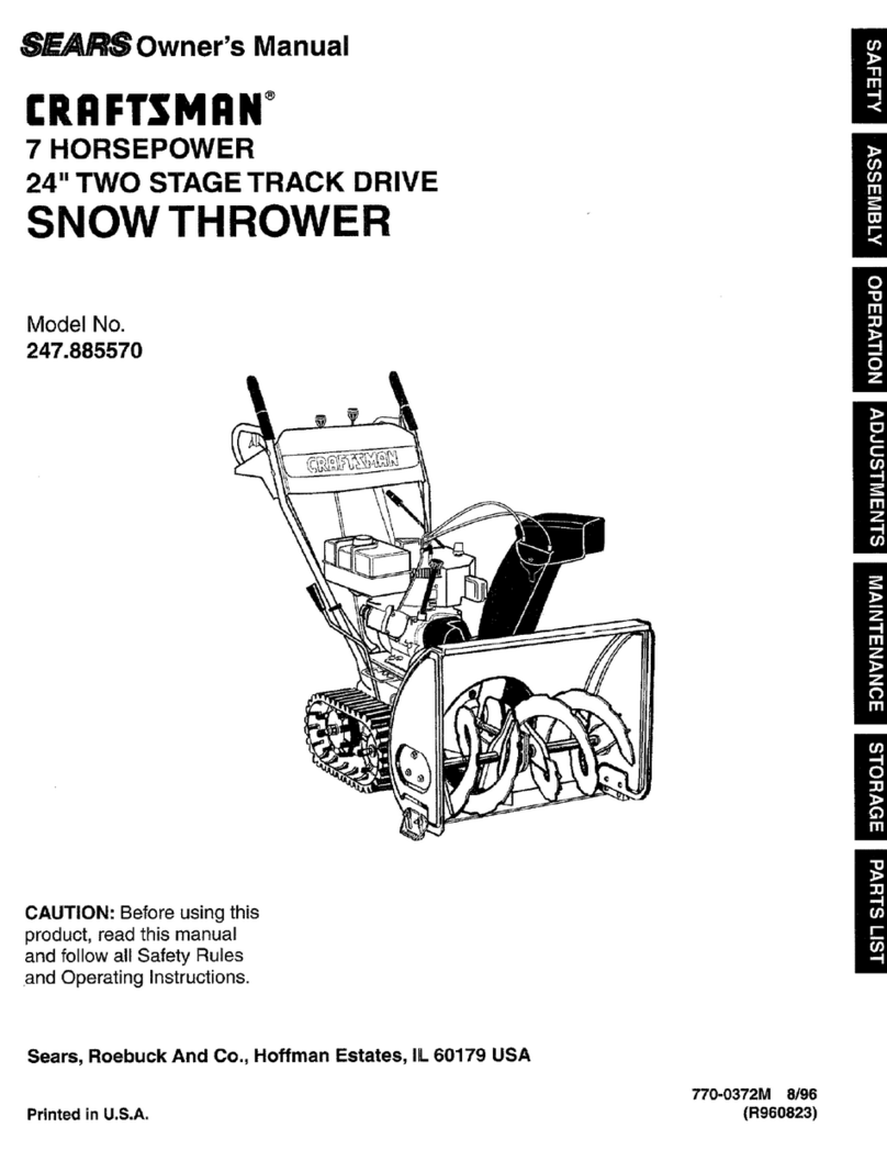 Craftsman 247.885570 owner's manual