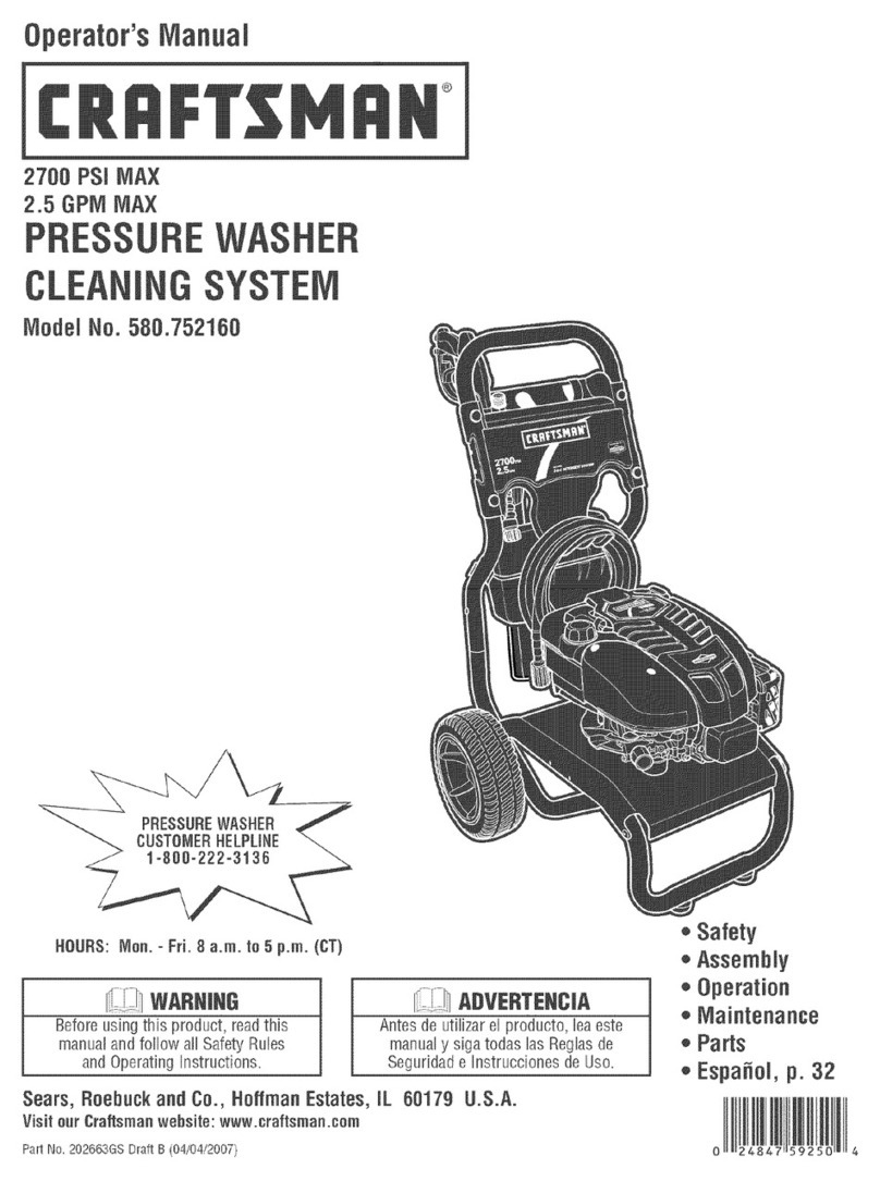 Craftsman 580.752160 User manual