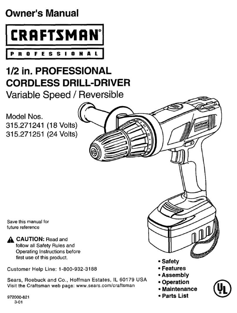 Craftsman 315.271241 User manual