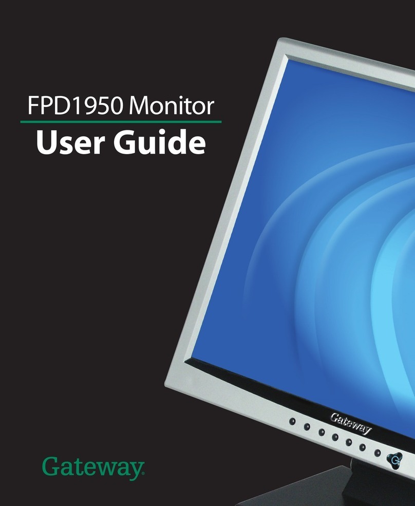 Gateway FPD1950 User manual