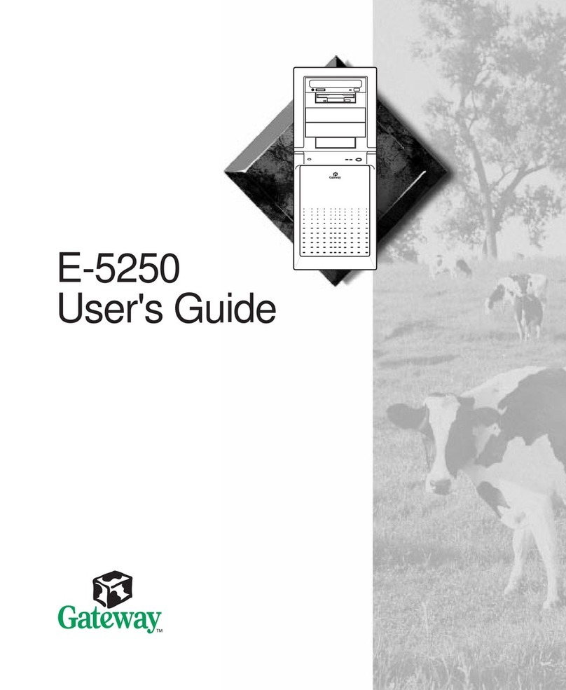 Gateway E-5250 User manual