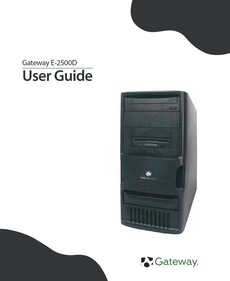 Gateway E-2500D user guide