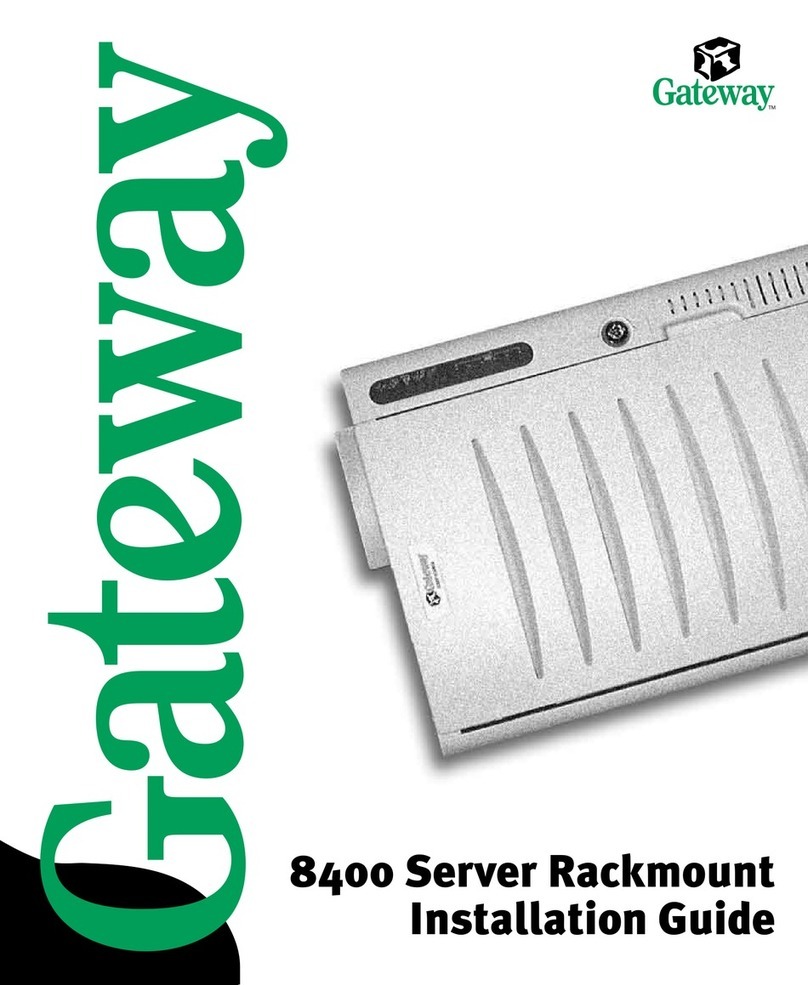 Gateway 8400 User manual