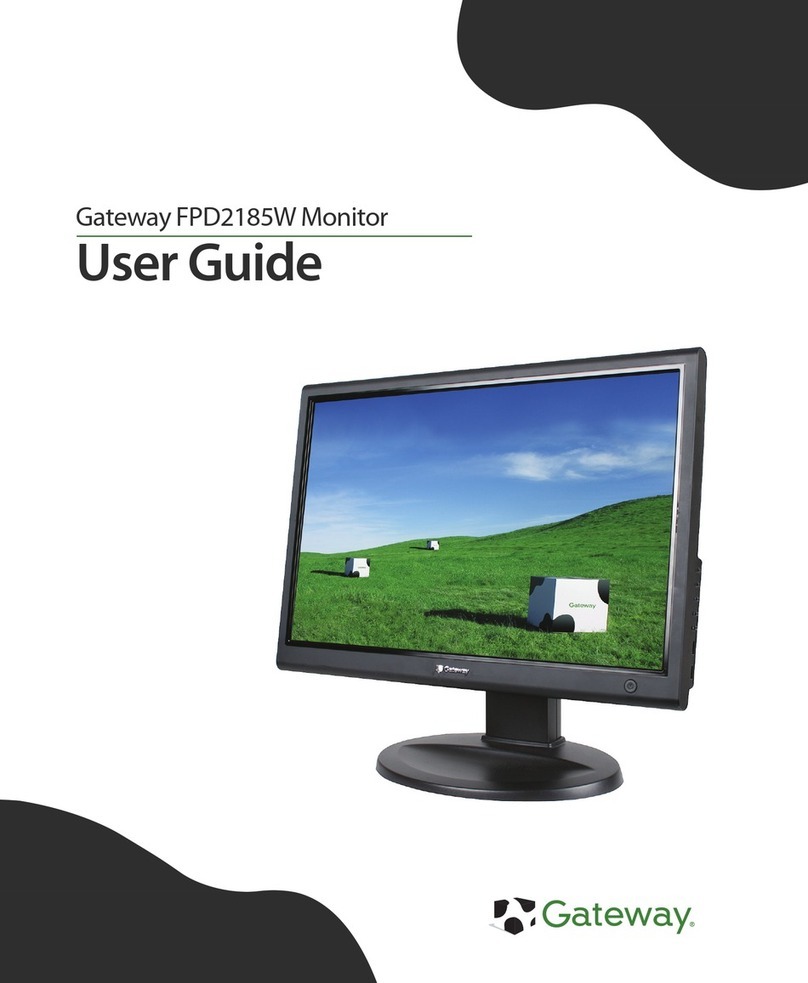 Gateway FPD2185W User manual
