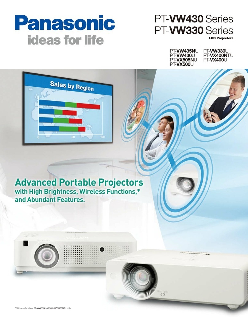 Panasonic PT-VW430U User manual