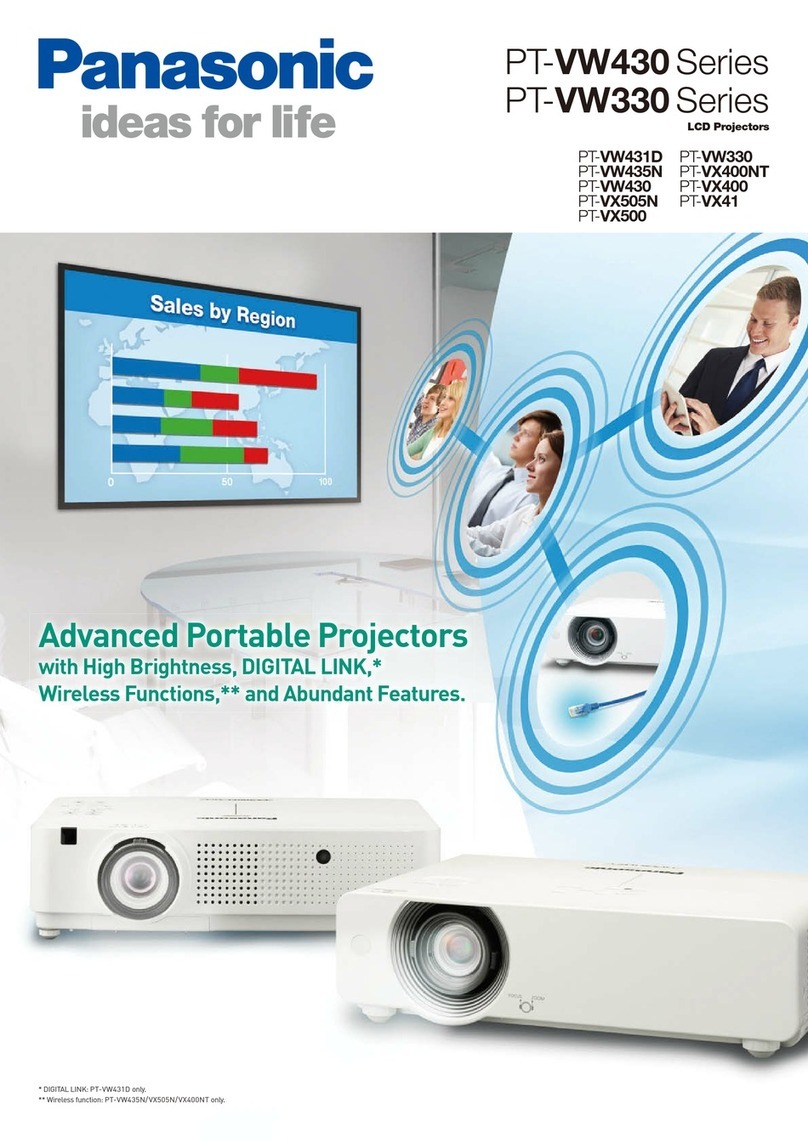 Panasonic PT-VW330U User manual