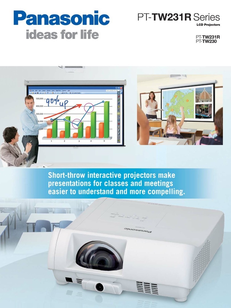 Panasonic PT-TW230U User manual