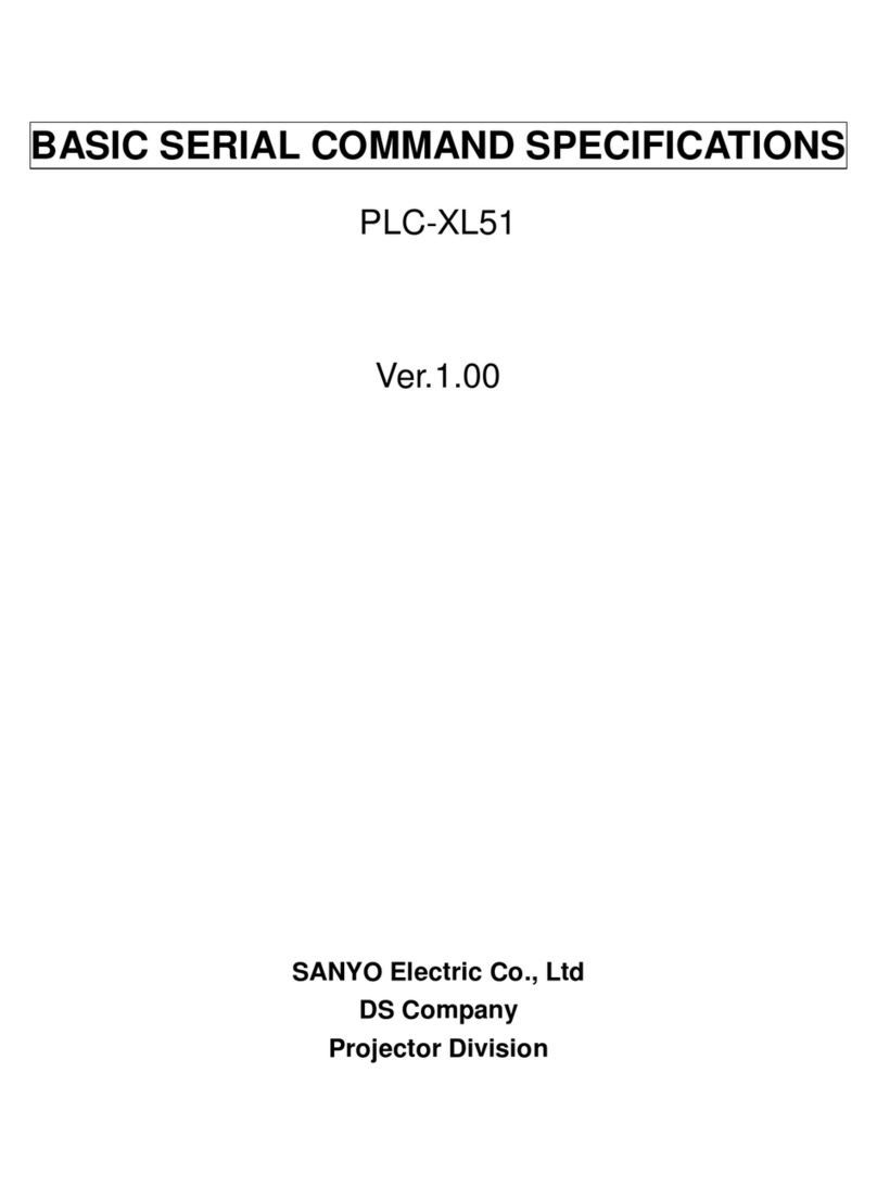 Sanyo PLC-XL51 - 2700 Lumens manual