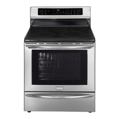 Frigidaire FGEF3056KF - Gallery Series Electric Range User manual