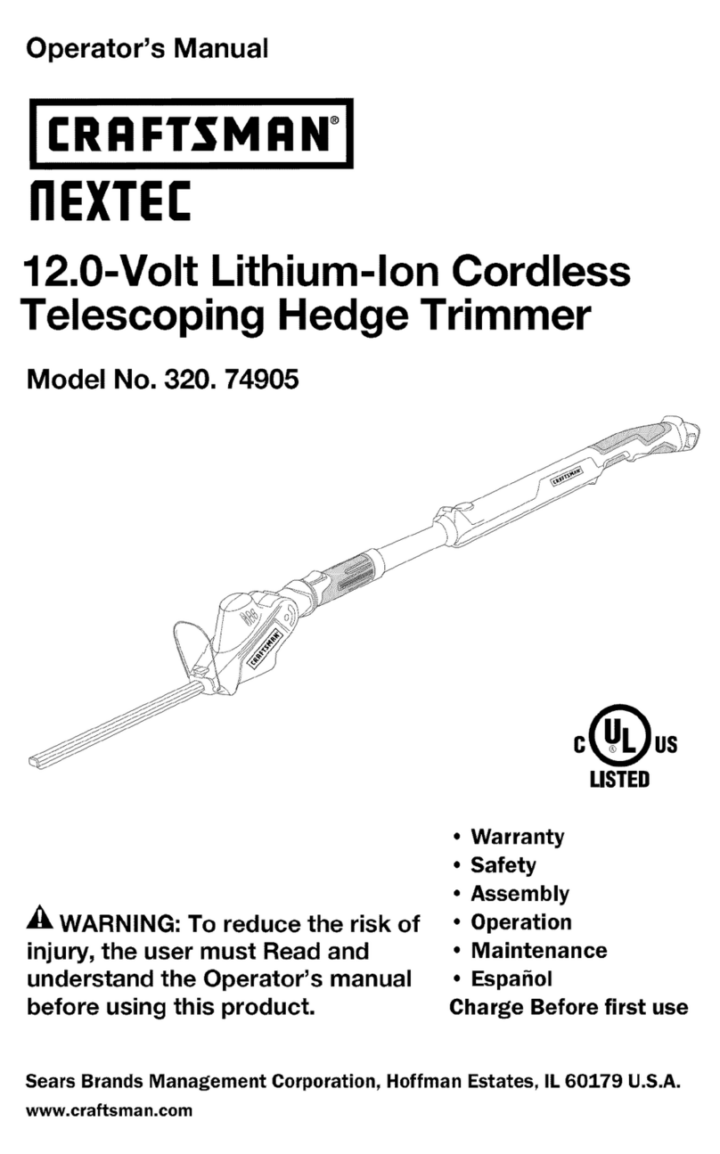 Craftsman 320.74905 User manual