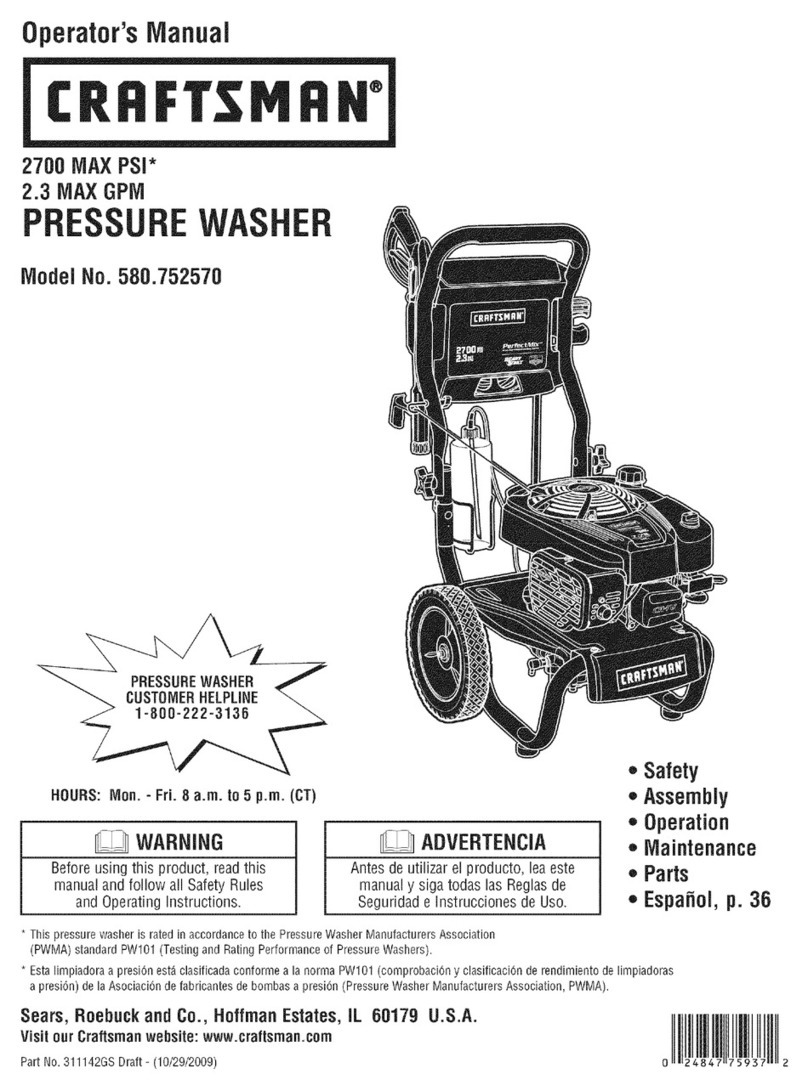 Craftsman 580.752570 User manual