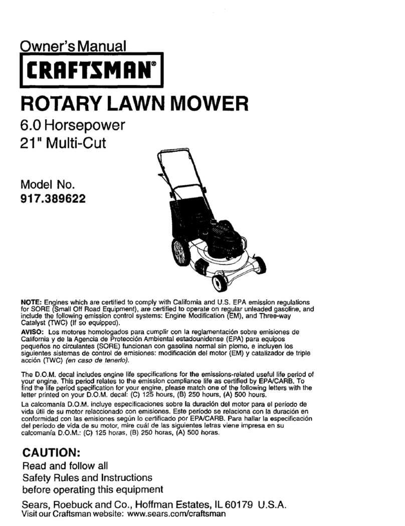 Craftsman 917.389622 owner's manual