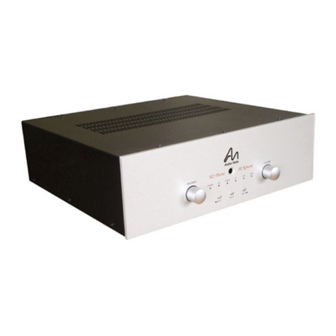 Audio Note M2 Balanced  informatio Technical manual