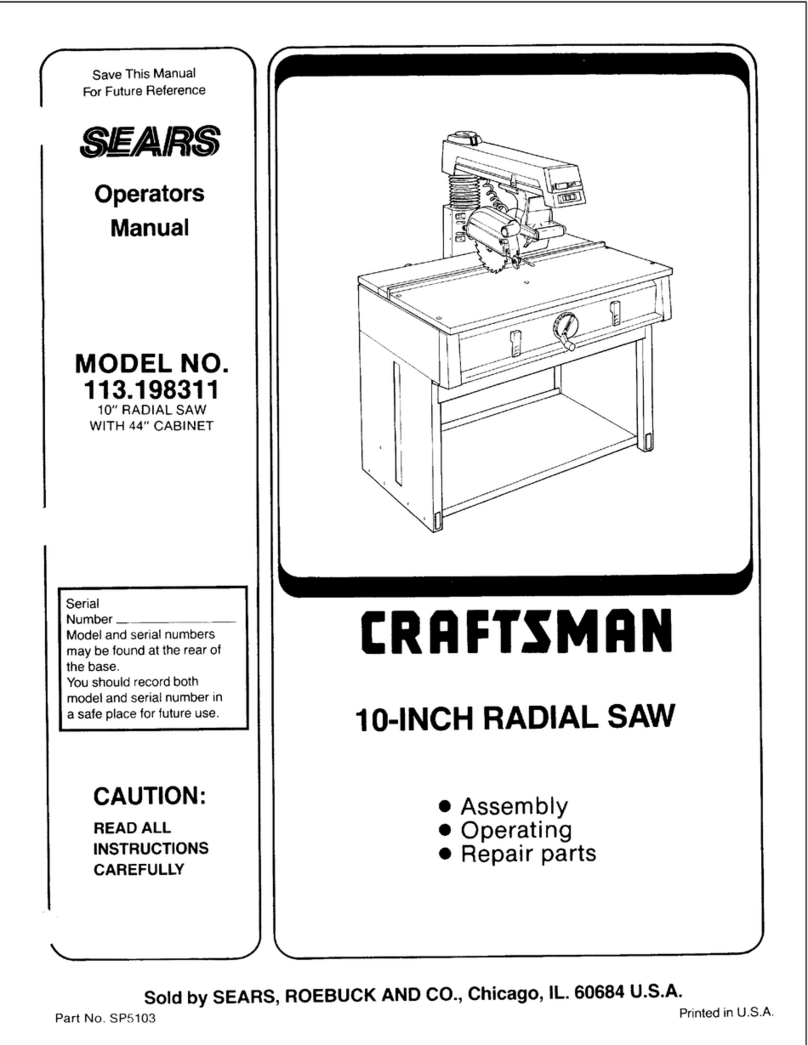 Sears Craftsman 113.198311 Operator's manual
