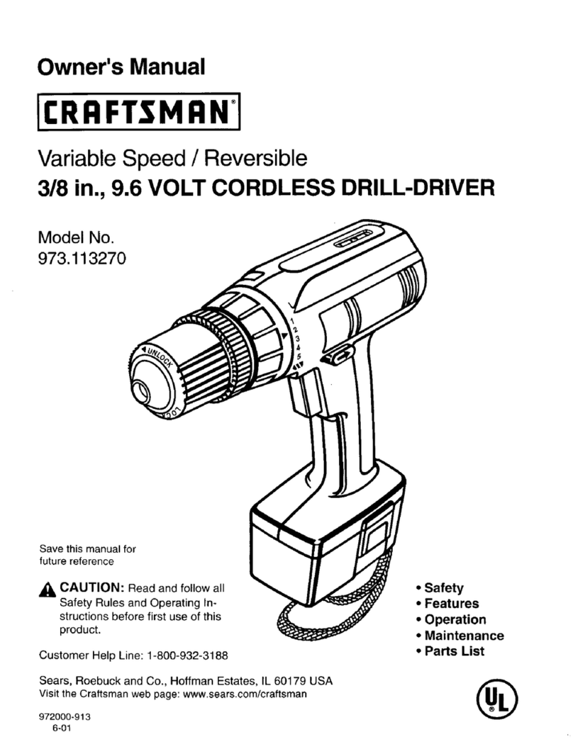 Craftsman 973.113270 owner's manual