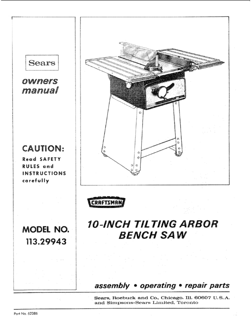 Sears Craftsman 113.29943 owner's manual