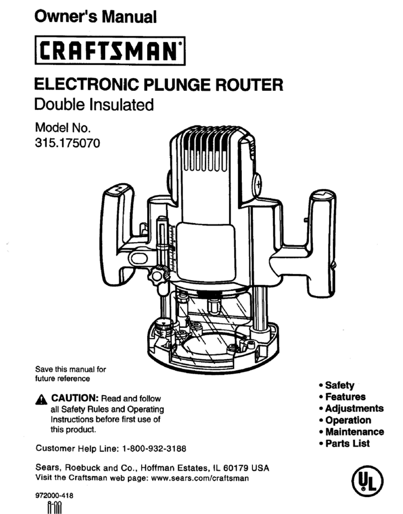 Craftsman 315.175070 owner's manual