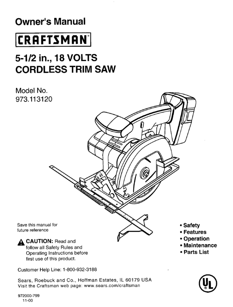 Craftsman 973.113120 owner's manual