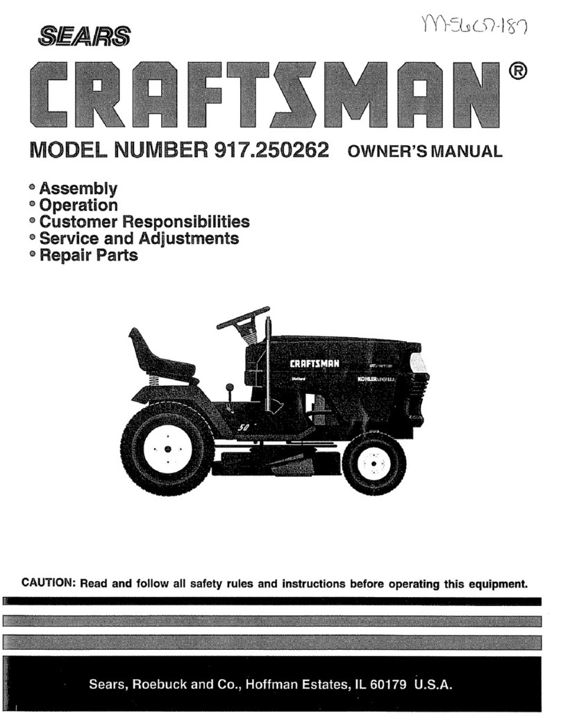 Sears Craftsman 917.250262 owner's manual