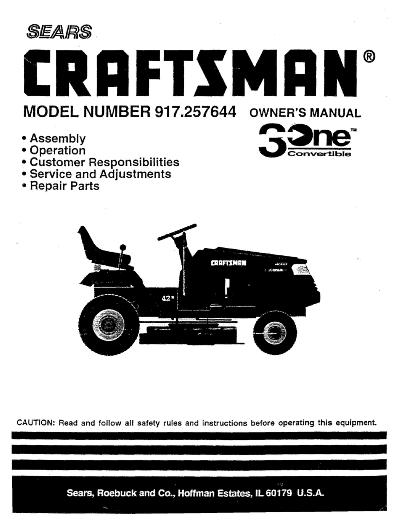 Sears Craftsman 917.257644 owner's manual