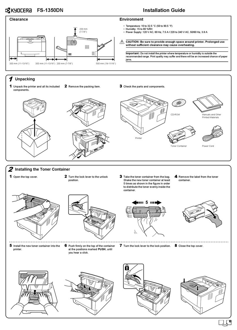 Kyocera ECOSYS FS-1350DN User manual