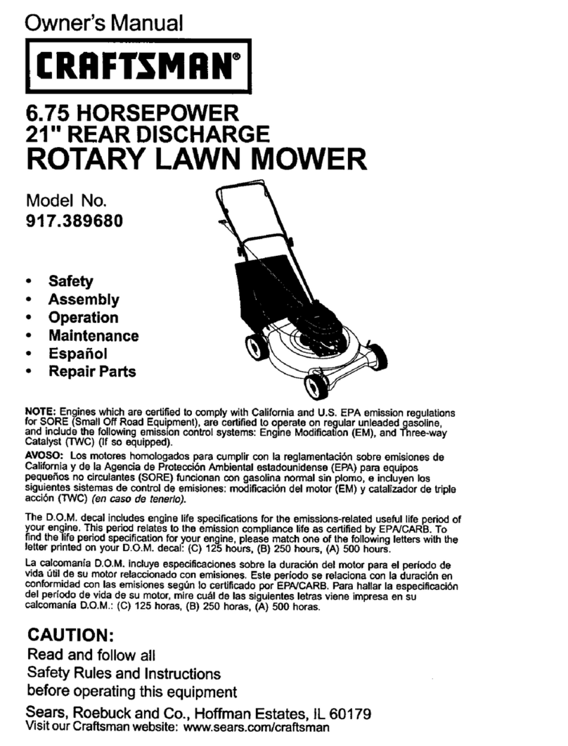 Craftsman 917.389680 owner's manual