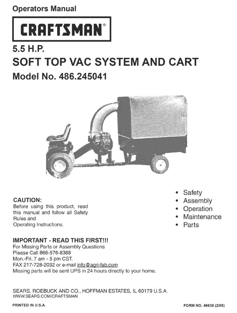 Craftsman 486.245041 Operators User manual