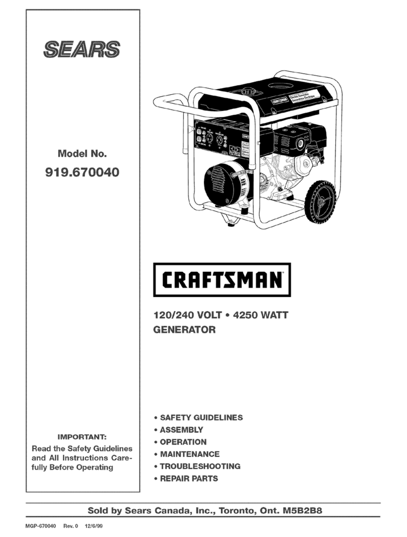Craftsman 919.670040 User manual