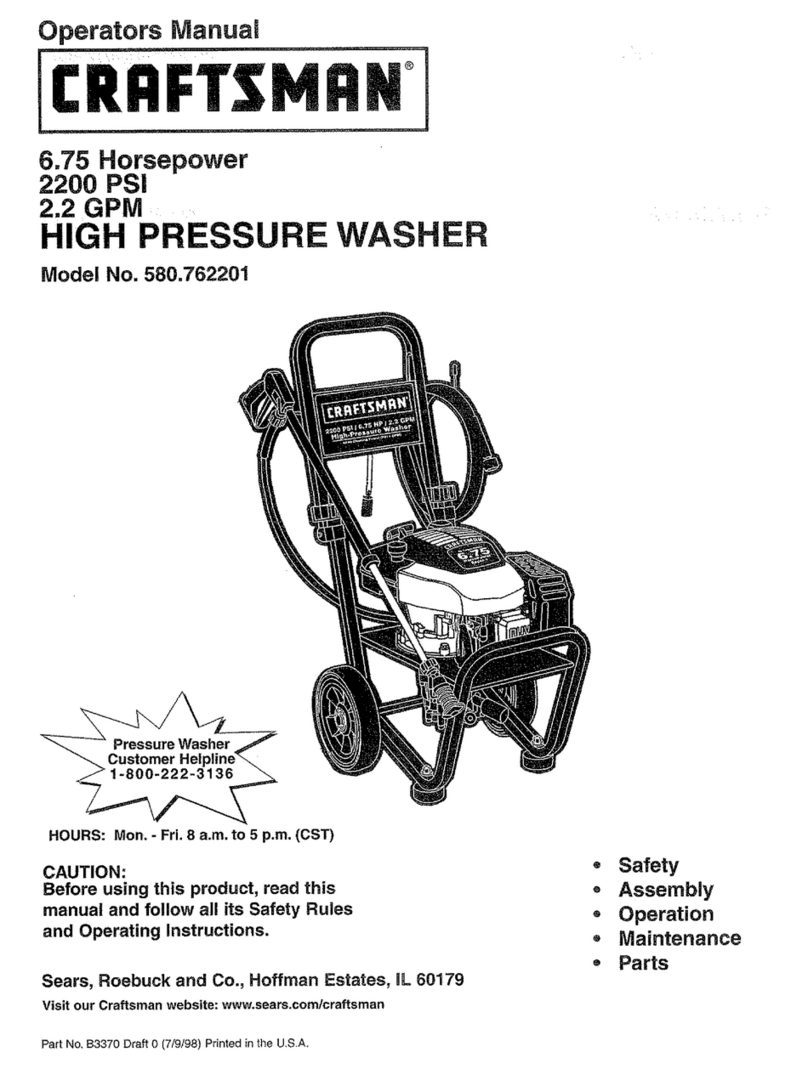 Craftsman 580.762201 Operators User manual