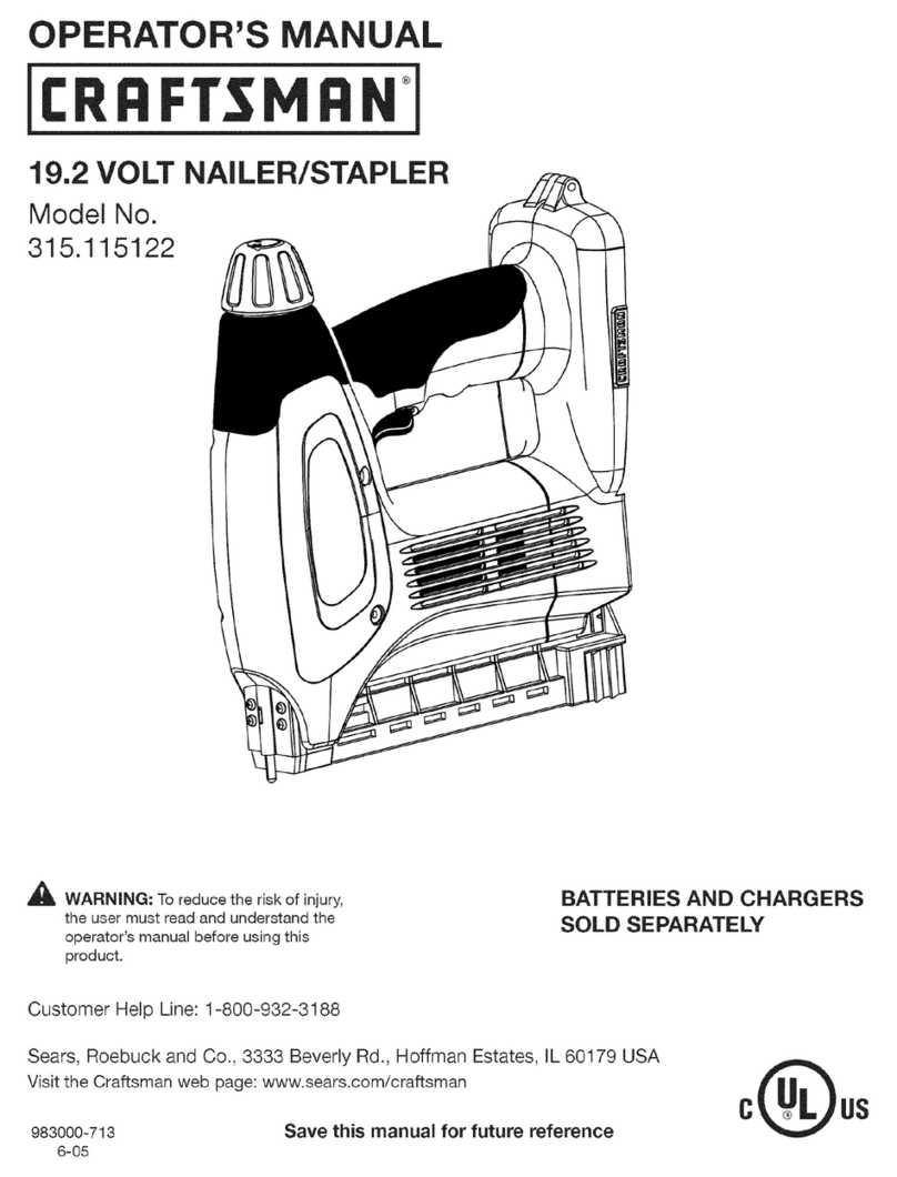 Craftsman 315.115122 User manual