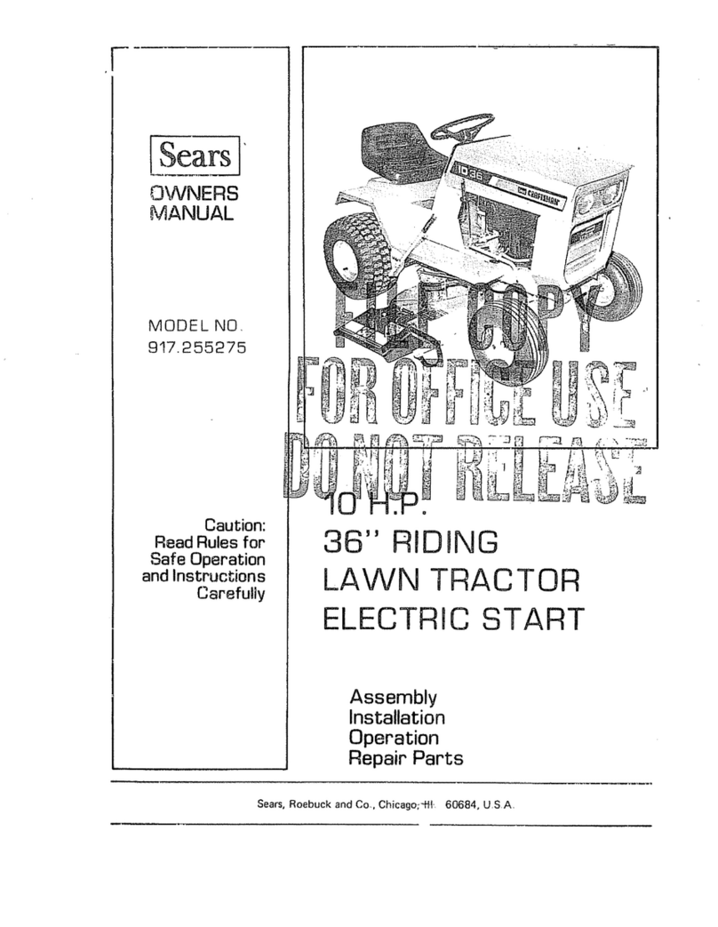 Sears Craftsman 917.255275 owner's manual