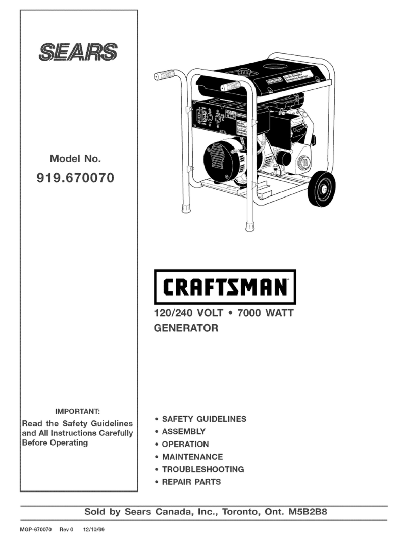 Craftsman 919.670070 owner's manual