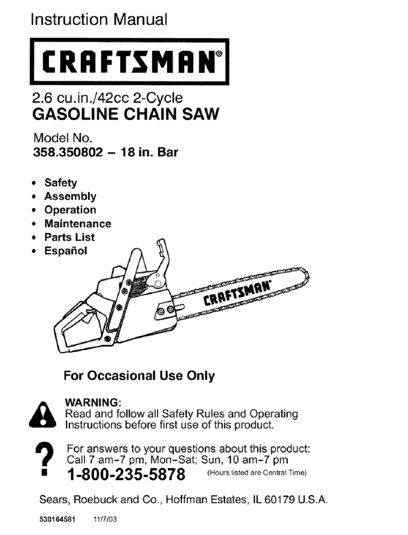 Craftsman 358.350802 User manual