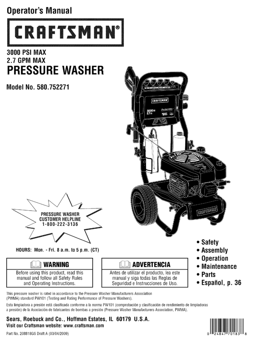 Craftsman 580.752271 User manual