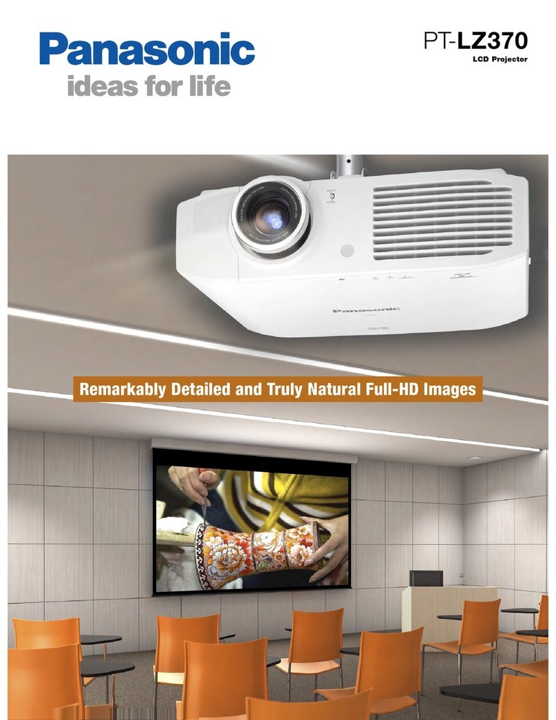 Panasonic PT-LZ370U User manual