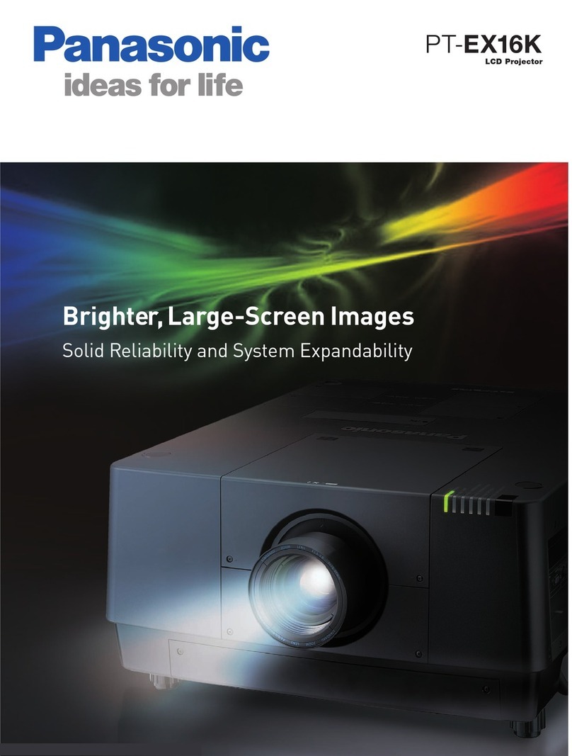 Panasonic PT-EX16KU User manual