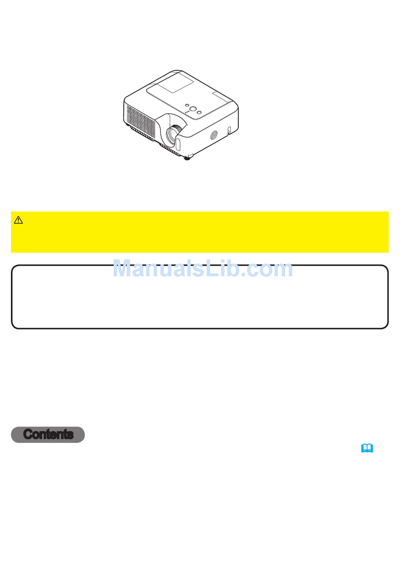 Hitachi CPX265 - XGA LCD Projector User manual