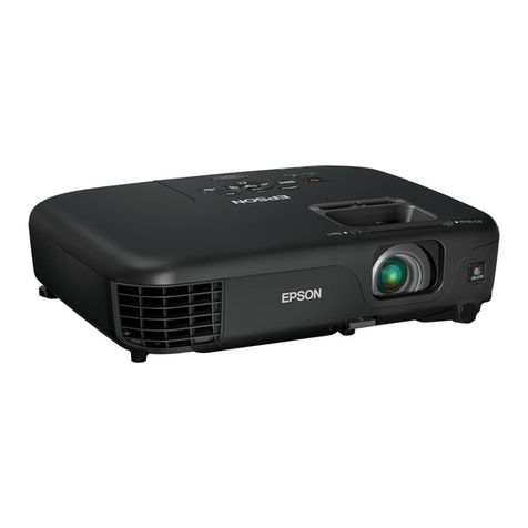 Epson PowerLite 1221 Reference guide