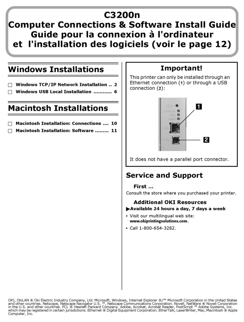 Oki C3200n User manual