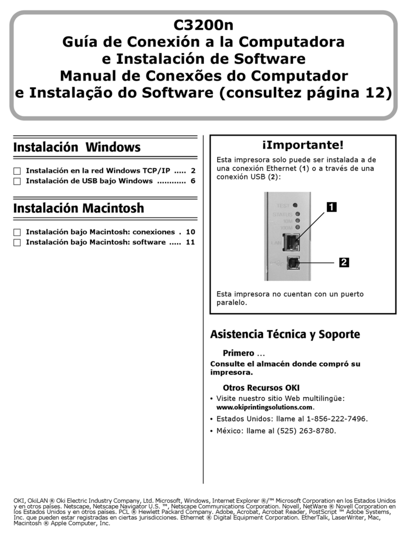 Oki C3200n User manual