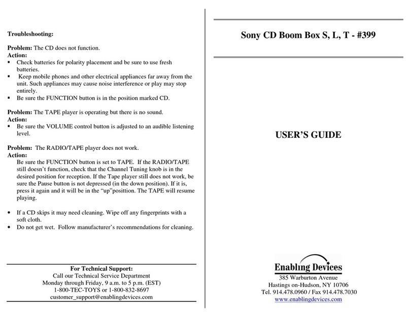 Enabling Devices T-399 User manual