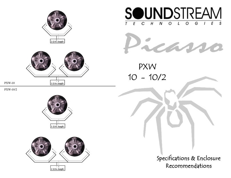 Soundstream Picasso PXW-10/2 Specifications