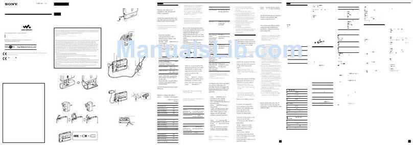 Sony WALKMAN WM-GX680 User manual